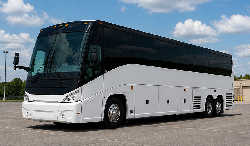 56-passenger charter bus available in Menlo Park, CA