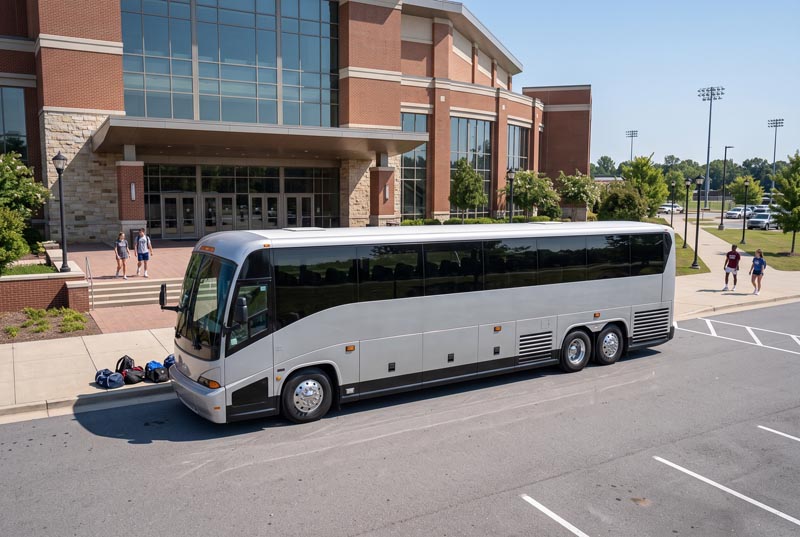 Sports Team Charter Bus Rentals in Menlo Park, CA